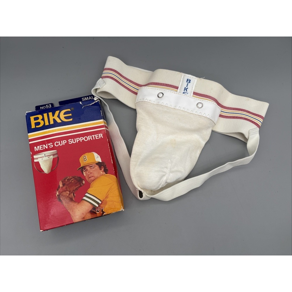 Vtg BIKE Men's Cup Supporter Jock Strap Size Small No 53 Athletic (Lot of 3)